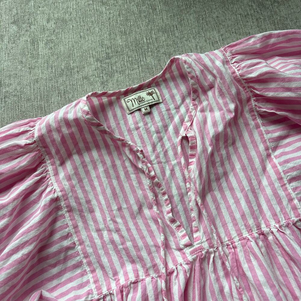 Mille Pink Stripe Cotton Set - Picture 2 of 6